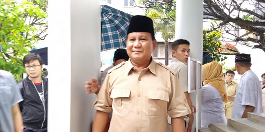 Baru tiga hari, penggalangan dana Prabowo sudah terkumpul Rp296 juta