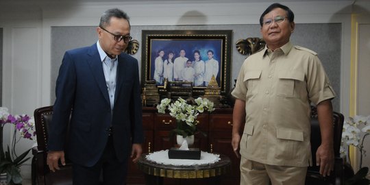 Prabowo Subianto temui Zulkifli Hasan jelang Pilkada serentak 2018