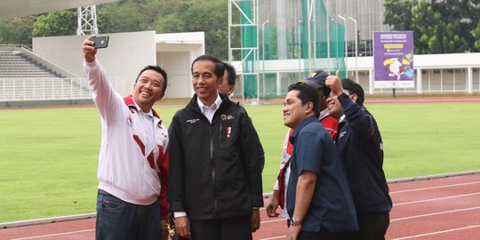 Tinjau venue Asian Games 2018, Menpora ajak Presiden selfie