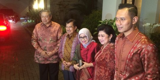 Didampingi istri, Wapres JK berkunjung ke rumah SBY