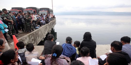 Foto KM Sinar Bangun di dasar Danau Toba diduga hoax