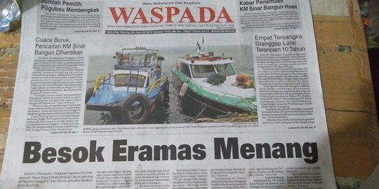 Bawaslu Sumut: Beritakan Eramas, koran Waspada langgar aturan kampanye