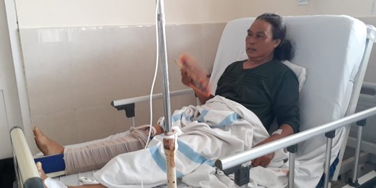 Sumarti patah kaki dan pingsan usai ditabrak kuda di lintasan pacuan Kebumen