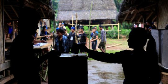 Antusias Suku Baduy berikan hak pilih di Pilkada Kabupaten Lebak