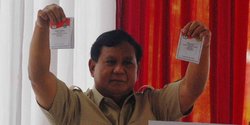 Prabowo berikan hak pilihnya di TPS Bogor