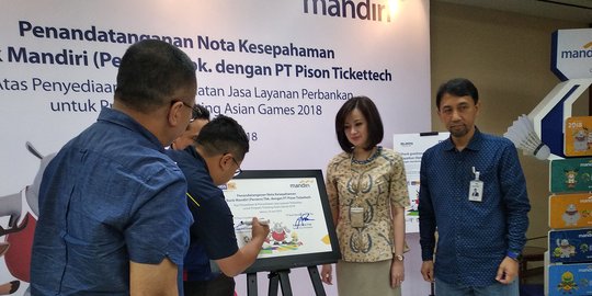 Bank Mandiri permudah nasabah beli tiket Asian Games