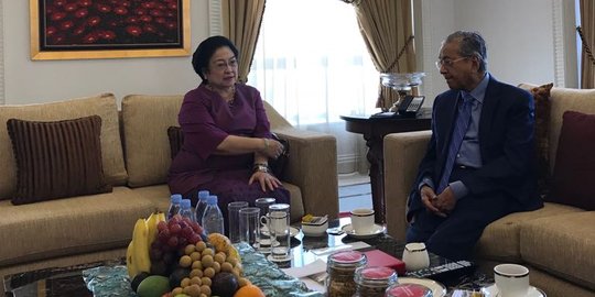 Bertemu di Hotel Hyatt, Megawati tanyakan strategi kemenangan Mahathir