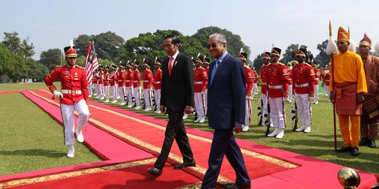 Temui Jokowi di Istana Bogor, Mahathir singgung soal sekolah bagi anak TKI