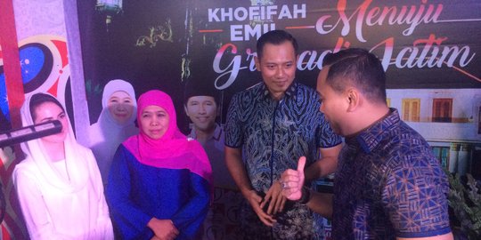 AHY tegaskan Demokrat akan kawal Khofifah-Emil hingga lima tahun ke depan