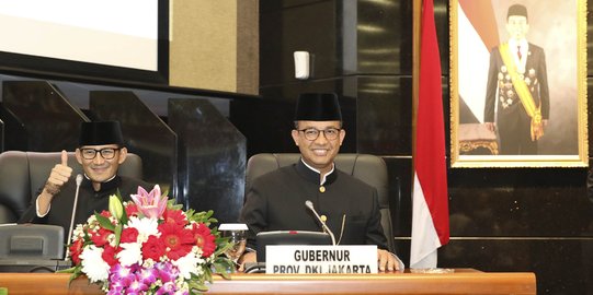 Anies laporkan penggunaan APBD DKI tahun 2017 di paripurna DPRD