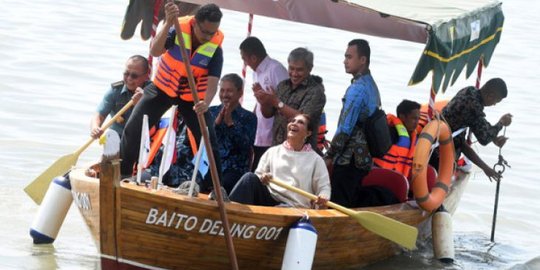 Menteri Susi girang kehadiran kapal bambu tawarkan harga lebih murah