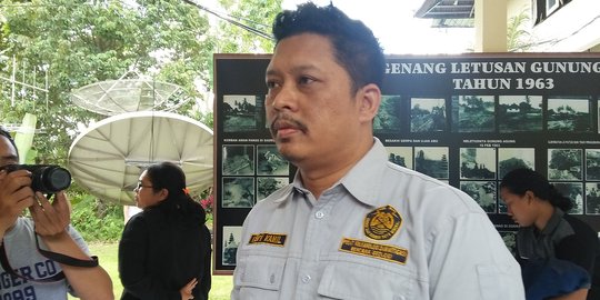 Gunung Agung belum stabil, pergerakan magma masih terjadi