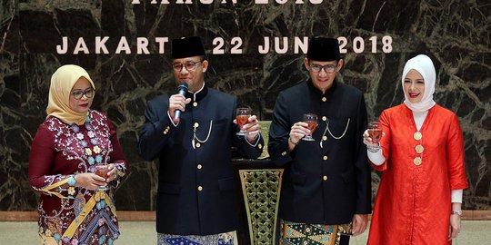 Sandi merasa sebutan Anies Gubernur Indonesia bentuk motivasi dari Mendagri