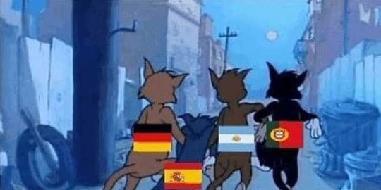 Spanyol kalah, Muncul sederet meme kocak berikut ini
