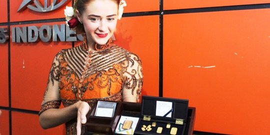 Harga emas naik Rp 6.000 menjadi Rp 650.000 per gram