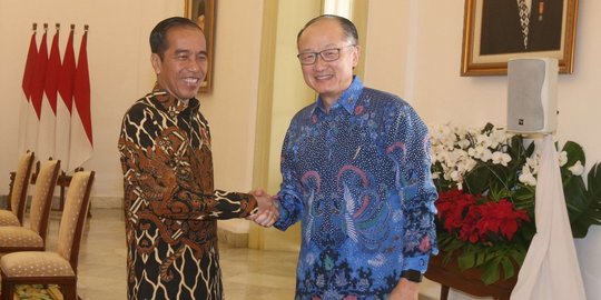 Jokowi terima kunjungan Presiden Bank Dunia di Istana Bogor