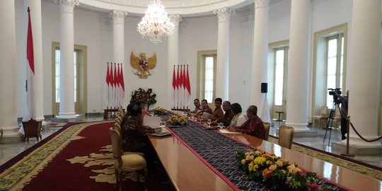 Bahas Revisi KUHP, pimpinan KPK temui Jokowi di Istana Bogor