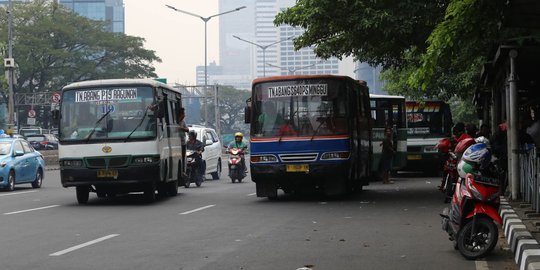 Kopaja dan Metromini dilarang melintasi jalan protokol saat Asian Games