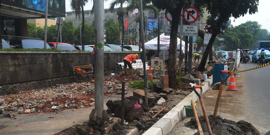 Beri kenyamanan pejalan kaki, pedestrian di Sarinah diperlebar