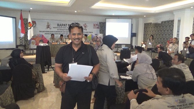agus harijono saksi paslon nomer 1 pilwali mojokerto