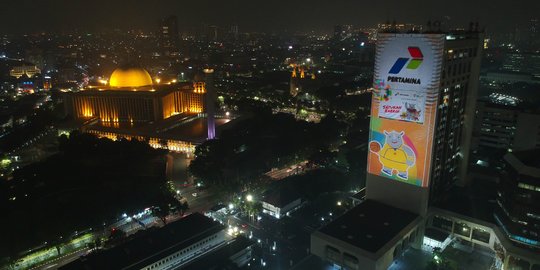 Pertamina tampilkan video raksasa Asian Games 2018