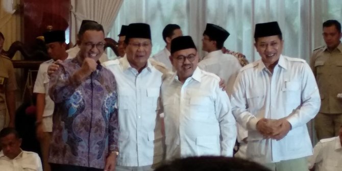Anies Baswedan nyapres, Prabowo ikhlas lagi?  merdeka.com