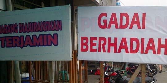 Gadai barang masih sepi usai Lebaran