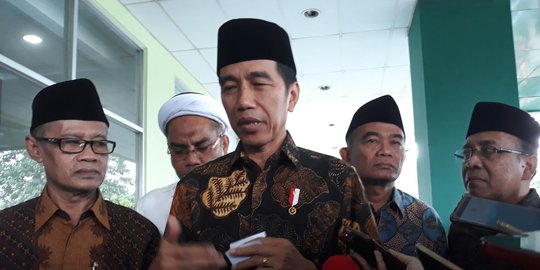Tanggapan Jokowi didukung Khofifah di 2019: Ya Alhamdulillah