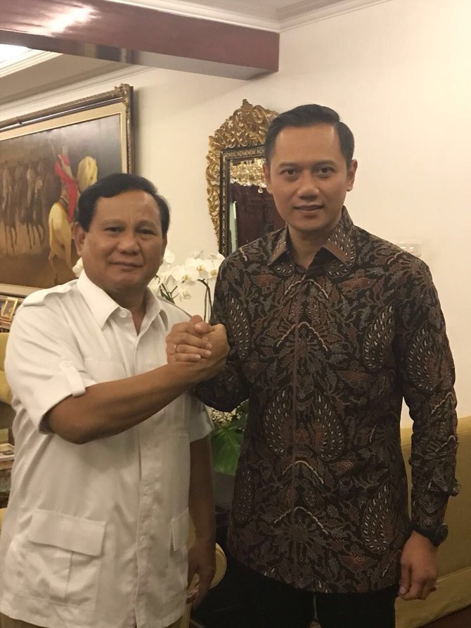 ahy bertemu prabowo