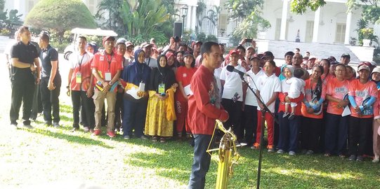 Terima komunitas panahan, Jokowi harap ada bibit muda penerus atlet