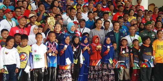 Jokowi harap cabang panahan jadi lumbung 'emas' di Asian Games