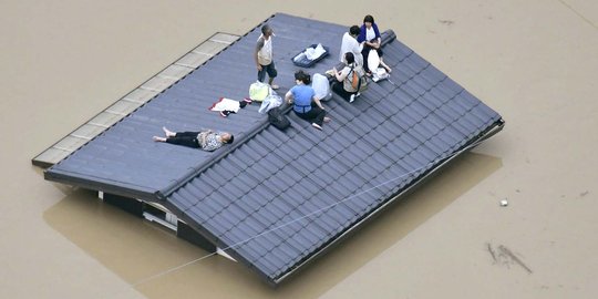 Banjir landa Jepang, 11 orang tewas dan 45 hilang