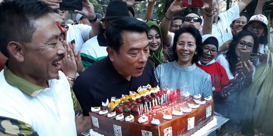 Rayakan ulang tahun ke-61, Moeldoko didoakan jadi cawapres Jokowi