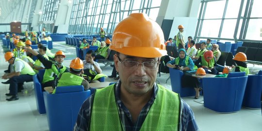 Landasan pacu Bandara Samarinda yang amblas beres November 2018