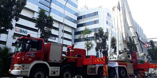 Pasca terbakar, ruang kantor di gedung Kemenhub masih steril