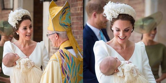 Tenang saat dibaptis, begini puji Kate Middleton pada pangeran Louis