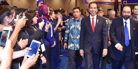 Surya Paloh temui Jokowi di Istana Bogor, bahas cawapres?