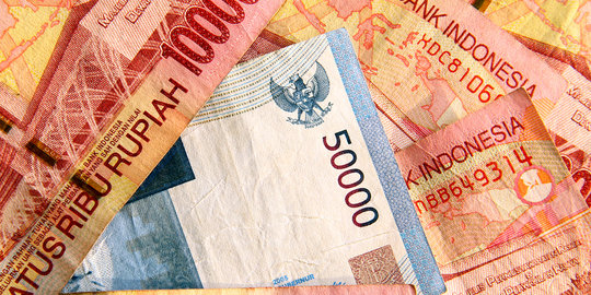 Rupiah bergerak stagnan di level Rp 14.386 per USD