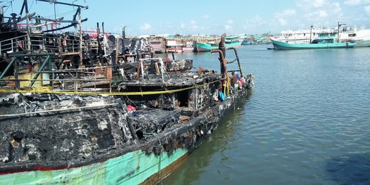 Data Polisi: 37 Kapal hangus terbakar, hanya 8 berhasil diselamatkan