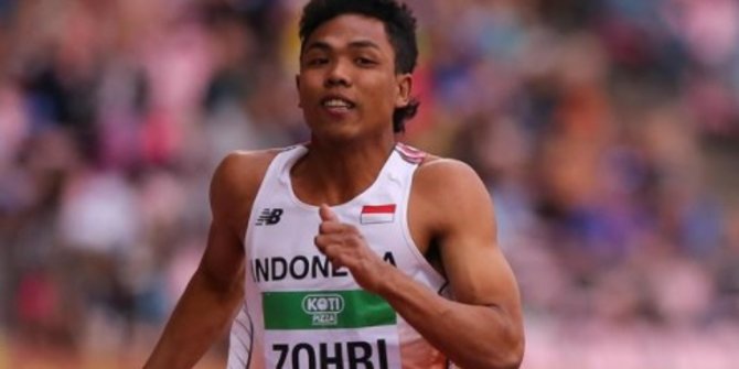 Pelari Indonesia Zohri cetak sejarah lari 100 meter atletik dalam ... - Zohri Cetak Sejarah Lari 100 Meter Atletik Dalam Kejuaraan Dunia Iaaf