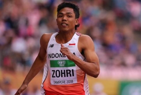 lalu muhammad zohri pelari indonesia dalam kejuaraan dunia iaaf u20