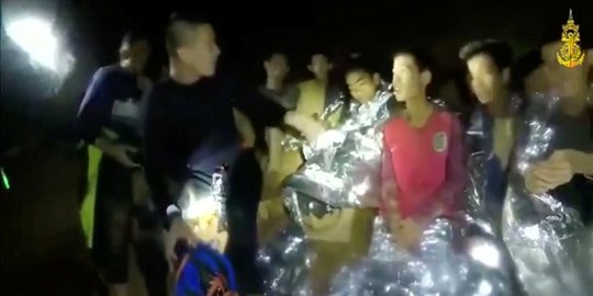 Fasih 5 bahasa, bocah Thailand terjebak di gua ini jadi pahlawan bagi teman-temannya