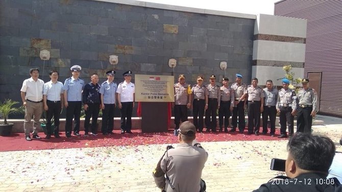 peresmian kantor bersama polri dan kepolisian suzhou