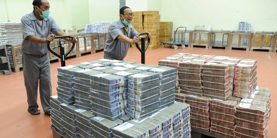 Rupiah tak beranjak dari level Rp 14.370 per USD