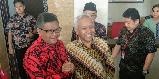 Bertemu Hasto, Agus Hermanto akui bahas dukungan Demokrat ke Jokowi