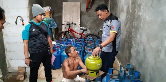 Polisi bekuk pengoplos Elpiji tabung gas di Pasar Kemis Tangerang