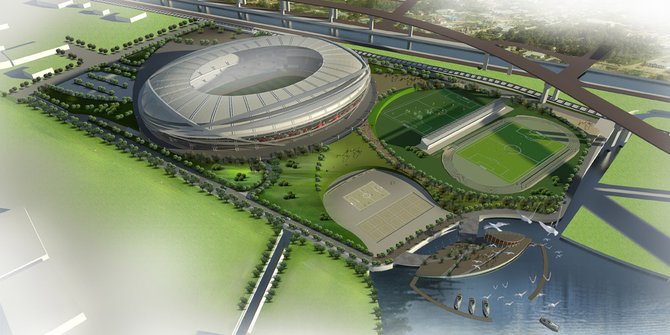 Sandiaga targetkan pembangunan Stadion BMW selesai 2,5 tahun