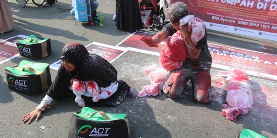 Teatrikal galang dana untuk korban perang Suriah