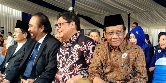 Jokowi, Airlangga hingga Mahfud MD hadiri pembukaan Akademi Bela Negara NasDem