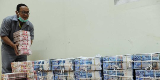 Rupiah bergerak stagnan di level Rp 14.393 per USD